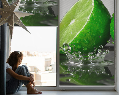 Rolgordijn verduisterend Limoenen in water