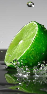 Rolgordijn verduisterend Limoenen in water