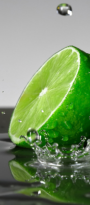 Rolgordijn verduisterend Limoenen in water