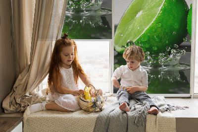 Rolgordijn verduisterend Limoenen in water