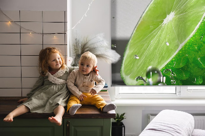 Rolgordijn verduisterend Limoenen in water