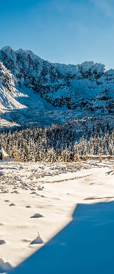 Rolgordijn voor het raam Bergen