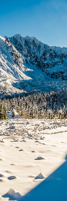 Rolgordijn voor het raam Bergen