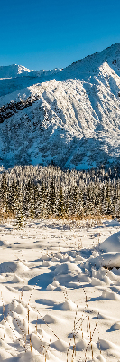 Rolgordijn voor het raam Bergen