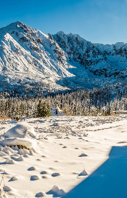 Rolgordijn voor het raam Bergen