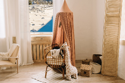 Rolgordijn voor het raam Bergen