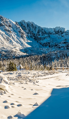 Rolgordijn voor het raam Bergen