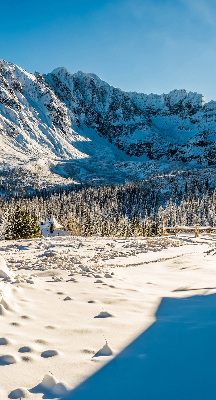 Rolgordijn voor het raam Bergen