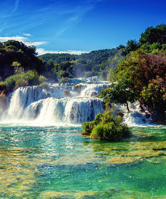 Rolgordijn verduisterend Waterval
