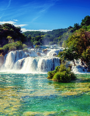 Rolgordijn verduisterend Waterval