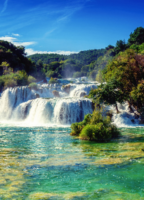 Rolgordijn verduisterend Waterval