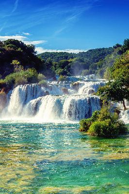 Rolgordijn verduisterend Waterval