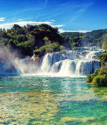 Rolgordijn verduisterend Waterval