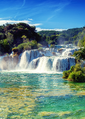 Rolgordijn verduisterend Waterval