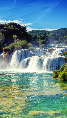 Rolgordijn verduisterend Waterval