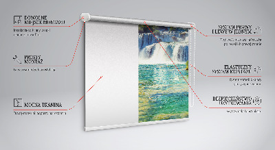 Rolgordijn verduisterend Waterval