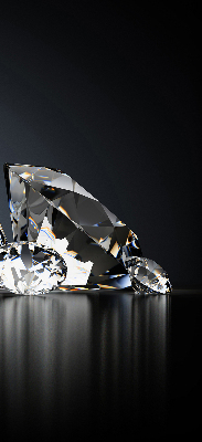 Rolgordijn voor het raam Diamanten