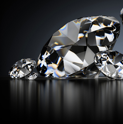 Rolgordijn voor het raam Diamanten