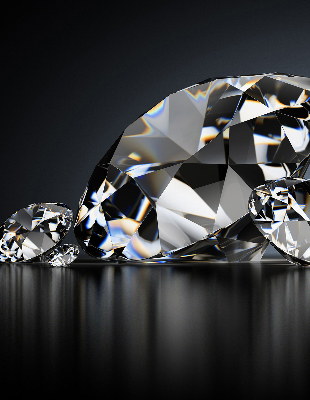 Rolgordijn voor het raam Diamanten