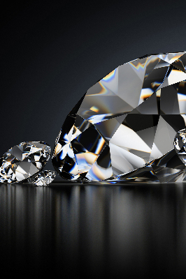 Rolgordijn voor het raam Diamanten