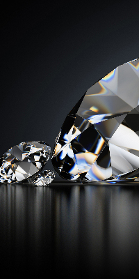 Rolgordijn voor het raam Diamanten