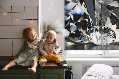 Rolgordijn voor het raam Diamanten