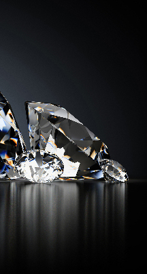 Rolgordijn voor het raam Diamanten