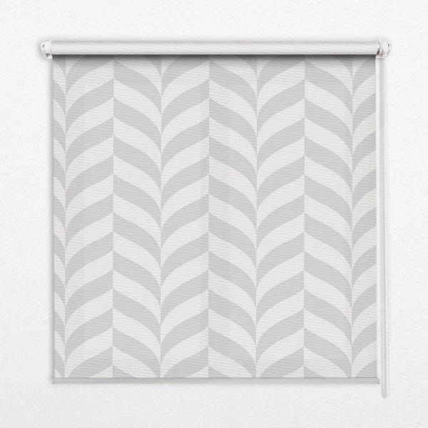 Rolgordijn voor het raam Grijze visgraat