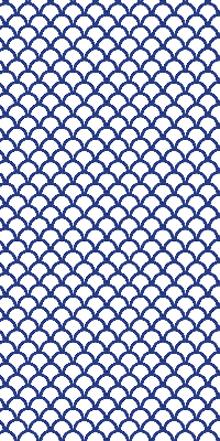 Rolgordijn verduisterend Blauwe schubben