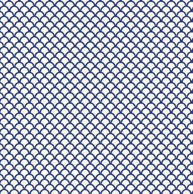 Rolgordijn verduisterend Blauwe schubben