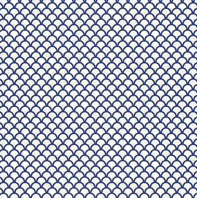 Rolgordijn verduisterend Blauwe schubben