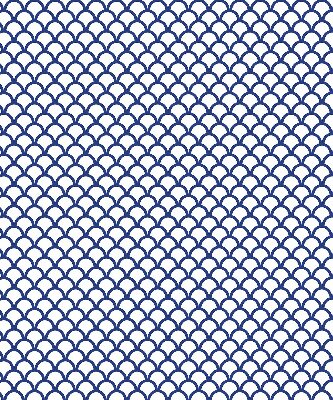 Rolgordijn verduisterend Blauwe schubben