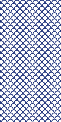 Rolgordijn verduisterend Blauwe schubben