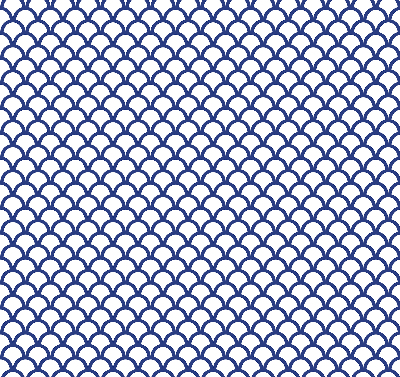 Rolgordijn verduisterend Blauwe schubben