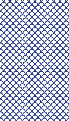 Rolgordijn verduisterend Blauwe schubben