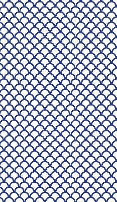 Rolgordijn verduisterend Blauwe schubben