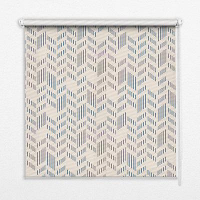 Rolgordijn voor het raam Gestreepte spar