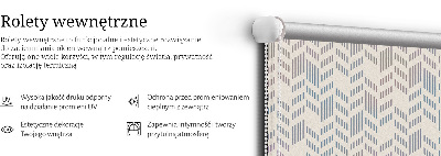 Rolgordijn voor het raam Gestreepte spar