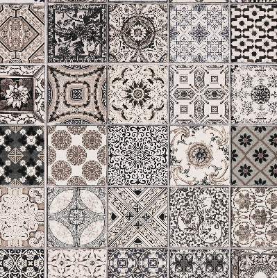 Rolgordijn voor het raam Portugese patronen