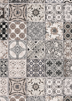 Rolgordijn voor het raam Portugese patronen