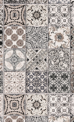 Rolgordijn voor het raam Portugese patronen