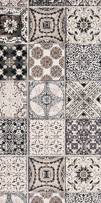 Rolgordijn voor het raam Portugese patronen