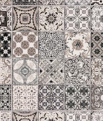 Rolgordijn voor het raam Portugese patronen