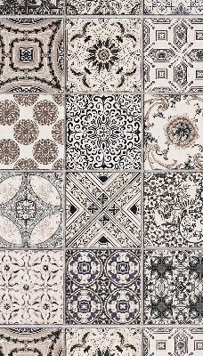 Rolgordijn voor het raam Portugese patronen