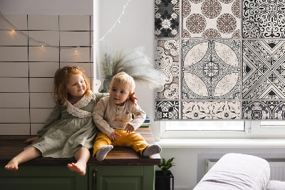 Rolgordijn voor het raam Portugese patronen