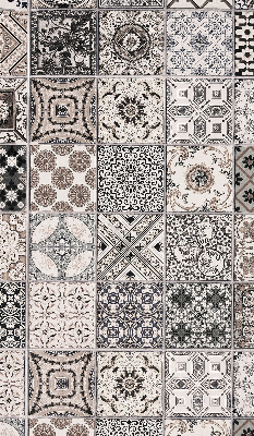 Rolgordijn voor het raam Portugese patronen