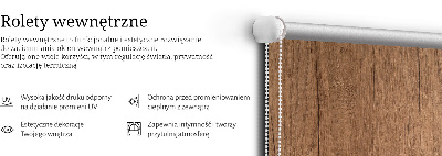 Rolgordijn verduisterend Hout