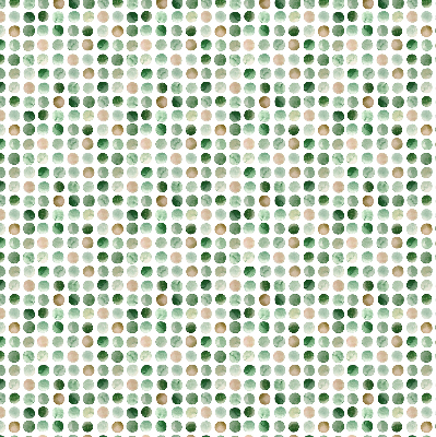 Rolgordijn voor het raam Groene cirkels