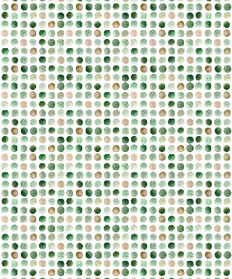 Rolgordijn voor het raam Groene cirkels