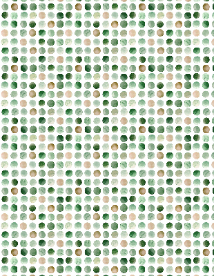 Rolgordijn voor het raam Groene cirkels